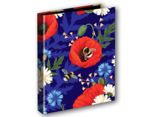 PENMATE SEGREGATOR A4/2 T 0126 KWIATY POLSKIE MAKI W FIOLECIE FOLIA MAT NIERYSUJ�CA