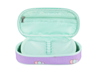 Piórnik saszetka usztywniona z wewnętrzną klapką PUSHEEN VIOLET