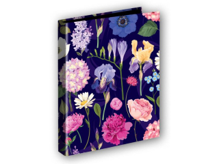 PENMATE SEGREGATOR A5/2 T 0124 KWIATY POLSKIE HORTENSJA NA CIEMNYM TLE FOLIA MAT NIERYSUJ�CA