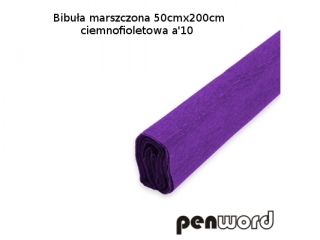 BIBUA MARSZCZONA 50x200cm CIEMNOFIOLETOWA a10 (SZPSH)