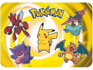 Podkad dwustronny laminowany A3 HOT POKEMON [opakowanie=10szt]
