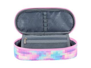Piórnik saszetka usztywniona z wewnętrzną klapką PC1 PASTEL PIXELS