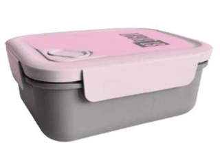Śniadaniówka 1 200 ml PINK x GREY