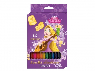 Kredki ołówkowe BENIAMIN jumbo 12kol. Princess