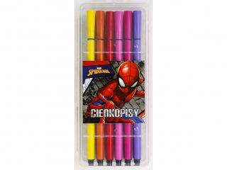 Cienkopisy BENIAMIN 12 kolorów Spider-Man