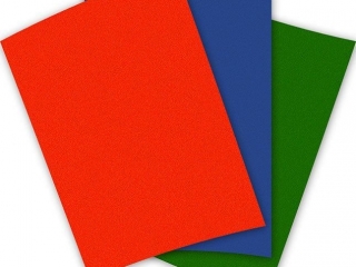 Tkanina samoprzylepna A4 20x28, 5cm mix wzor�w 3 szt. czerwony, zielony, niebieski