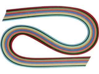 Paski do quillingu 8mm 12 kolor�w 80g 200szt.