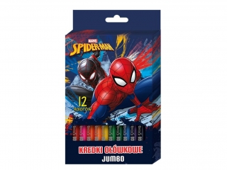 Kredki ołówkowe BENIAMIN jumbo 12kol. Spider-Man