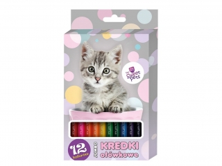 Kredki ołówkowe BENIAMIN jumbo 12kol. The Sweet Pets