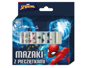 Mazaki z pieczątkami BENIAMIN 8 kolorów Spider-Man