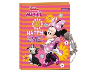 PAMIĘTNIK Z KŁÓDKĄ - MINNIE MINNIExMICKEY