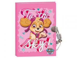 Pamiętnik z kłódką BENIAMIN Paw patrol Skye