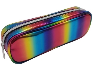 Pirnik saszetka tuba z 1 zamkiem, Metallic, Happy Color