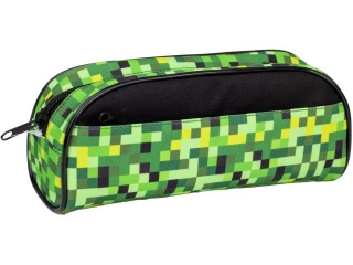 Pirnik saszetka z 2 zamkami, PIXI green, Happy Color