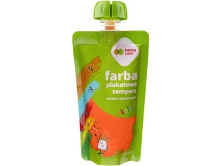 Farba plakatowa tempera, 100ml, pomaraczowy, Happy Color