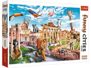 Puzzle 1000 TREFL Funny Cities - Dziki Rzym