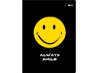 Teczka kartonowa z gumk, FUN, czarna, 24x31cm, Happy Color [opakowanie=10szt]