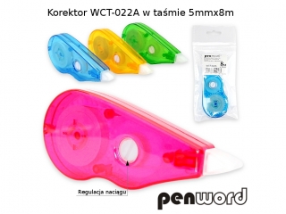 KOREKTOR WCT-022A W TAMIE 5MMX8M Z REGULACJ NACIGU