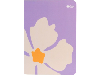 Notes szyty BLOOM-Pastel, A6, 32 ark, linie, 80g/m2, Happy Color [opakowanie=3szt]