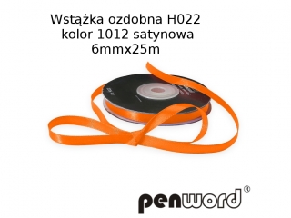 WST��KA OZDOBNA H022 KOL. 1012 SATYNOWA 6mmx25m [opakowanie=5szt]