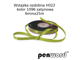 WST��KA OZDOBNA H022 KOL. 1096 SATYNOWA 6mmx25m [opakowanie=5szt]