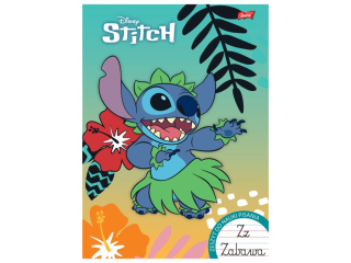 Zeszyt do nauki pisania A4 32 kartki linia dwukolorowa ok�adka laminowana 70 g/m2 STITCH [opakowanie=15szt]
