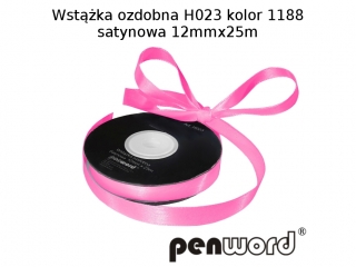 WST��KA OZDOBNA H023 KOL. 1188 SATYNOWA 12mmx25m [opakowanie=5szt]