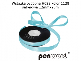 WST��KA OZDOBNA H023 KOL. 1128 SATYNOWA 12mmx25m [opakowanie=5szt]