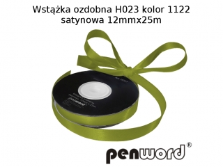 WST��KA OZDOBNA H023 KOL. 1122 SATYNOWA 12mmx25m [opakowanie=5szt]