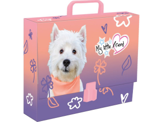 Teczka z r�czk� A4, XL 33 x 24,8 x 9 cm MY LITTLE FRIEND DOG