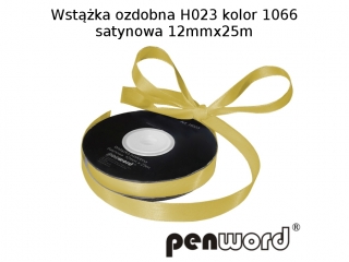 WST��KA OZDOBNA H023 KOL. 1066 SATYNOWA 12mmx25m [opakowanie=5szt]