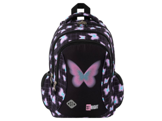 Plecak 3-komorowy 15 BP26 PASTEL BUTTERFLY