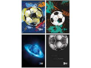 Zeszyt A5 32 kartki krata ok�adka laminowana 70 g/m2 FOOTBALL ENERGY [opakowanie=15szt]
