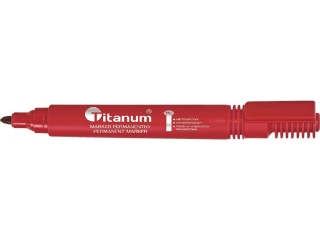Marker Perman Py1026-02 Czerw [opakowanie=12szt]