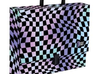 Teczka z r�czk� A4, XL 33 x 24,8 x 9 cm WAVY CHESSBOARD