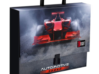 Teczka z r�czk� A4, XL 33 x 24,8 x 9 cm RACING TEAM