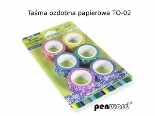 TAMA OZDOBNA TO-02 PAPIEROWA 15mmx5m A6