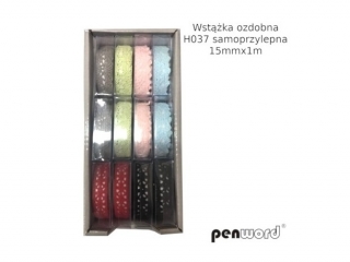 WST��KA OZDOBNA H037 SAMOPRZYLEPNA 15mmx1m [opakowanie=12szt]