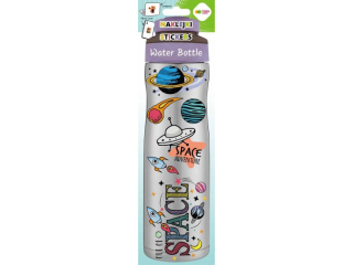 Naklejki WATER BOTTLE - Space Adventure, 83x286 mm, Happy Color | DOST�PNE NA POCZ�TKU LISTOPADA [opakowanie=5szt]
