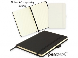 NOTES A5 Z GUMKĄ 23863