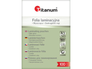 Folia do laminacji TITANUM A3 80 Mic