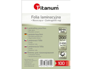 FOLIA DO LAMINACJI 60X95MM 100
