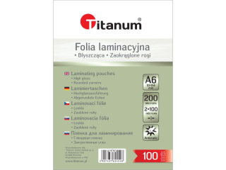 Folia do laminacji TITANUM A6 100 MIC