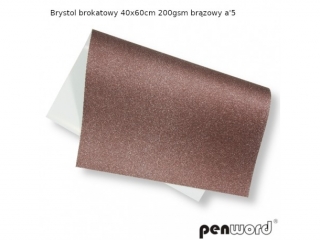 BRYSTOL BROKAT 40x60cm 200gsm BR¡ZOWY a5