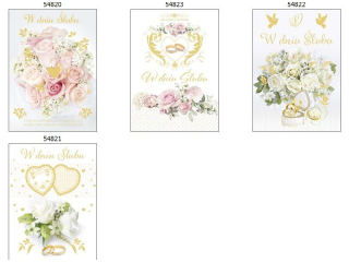 Laurka przestrzenna LPOP 138x190 z kopert�  POL-MAK Serdeczne �yczenia LPOP_SL_655 [opakowanie=10szt]