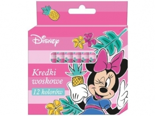 KREDKI woskowe 12 kol. MINNIE MOUSE (opakowanie=szt)