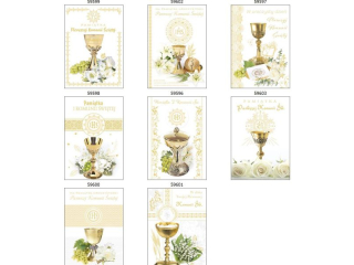 Laurka z�ocona B6Z 117x167 z kopert�  POL-MAK Komunia B6Z_KOM_108