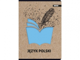 Zeszyt tematyczny A5 58k. BENIAMIN Premium kraft liner, POLSKI linia