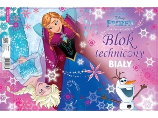 Blok techniczny A4 10k. BENIAMIN Frozen