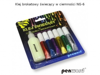 KLEJ BROKATOWY WIECCY W CIEMNOCI NG-6